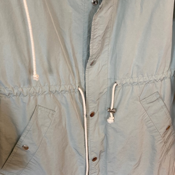 J. Crew Light Mint Raincoat - Picture 3 of 8